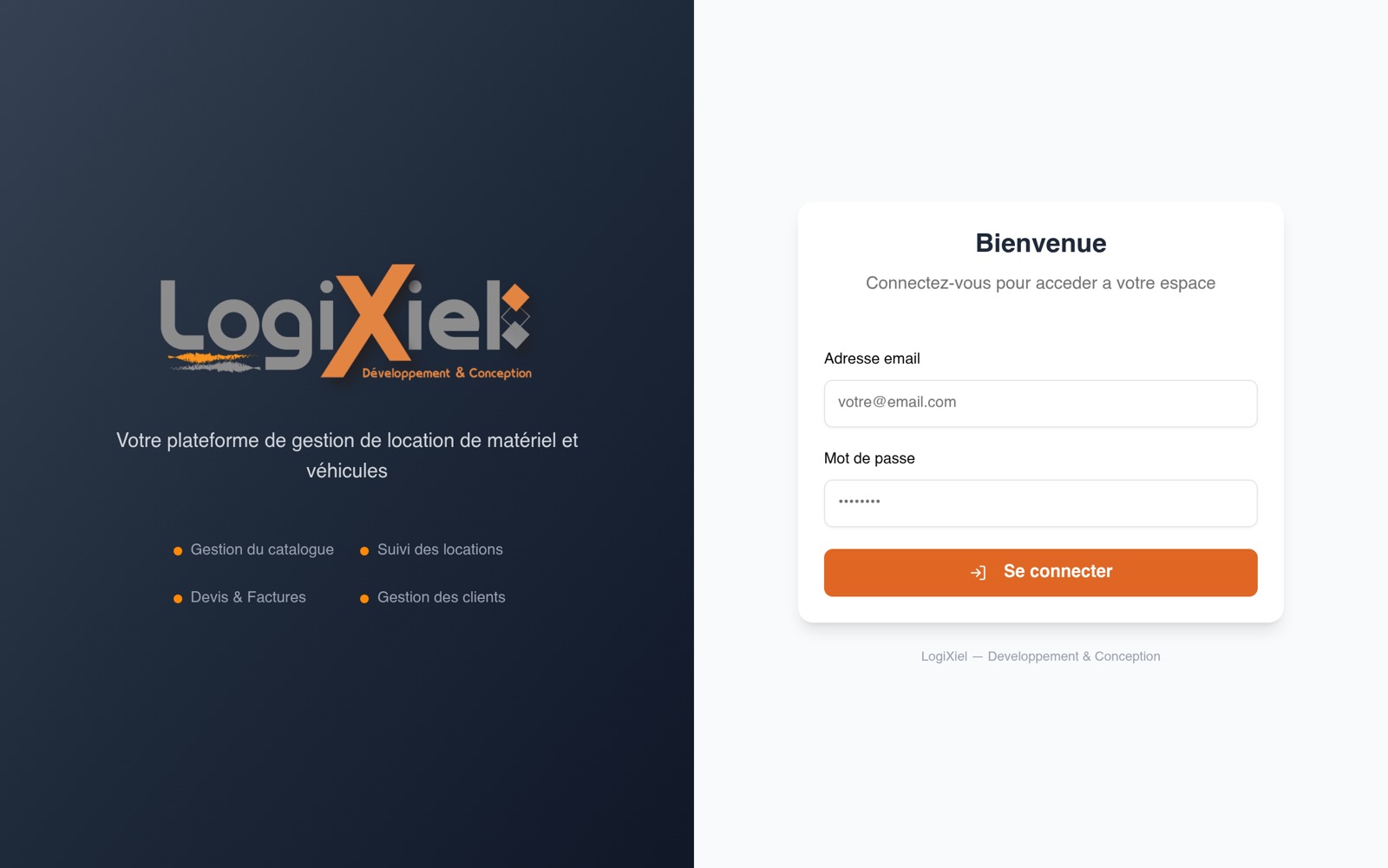 Aperçu de la plateforme LogiXiel